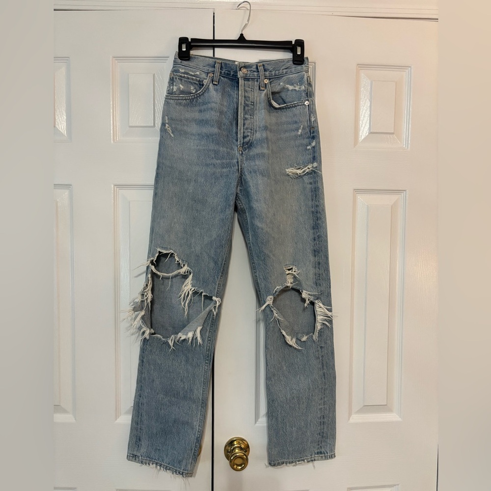 Agolde 90s jeans distressed women’s size 24